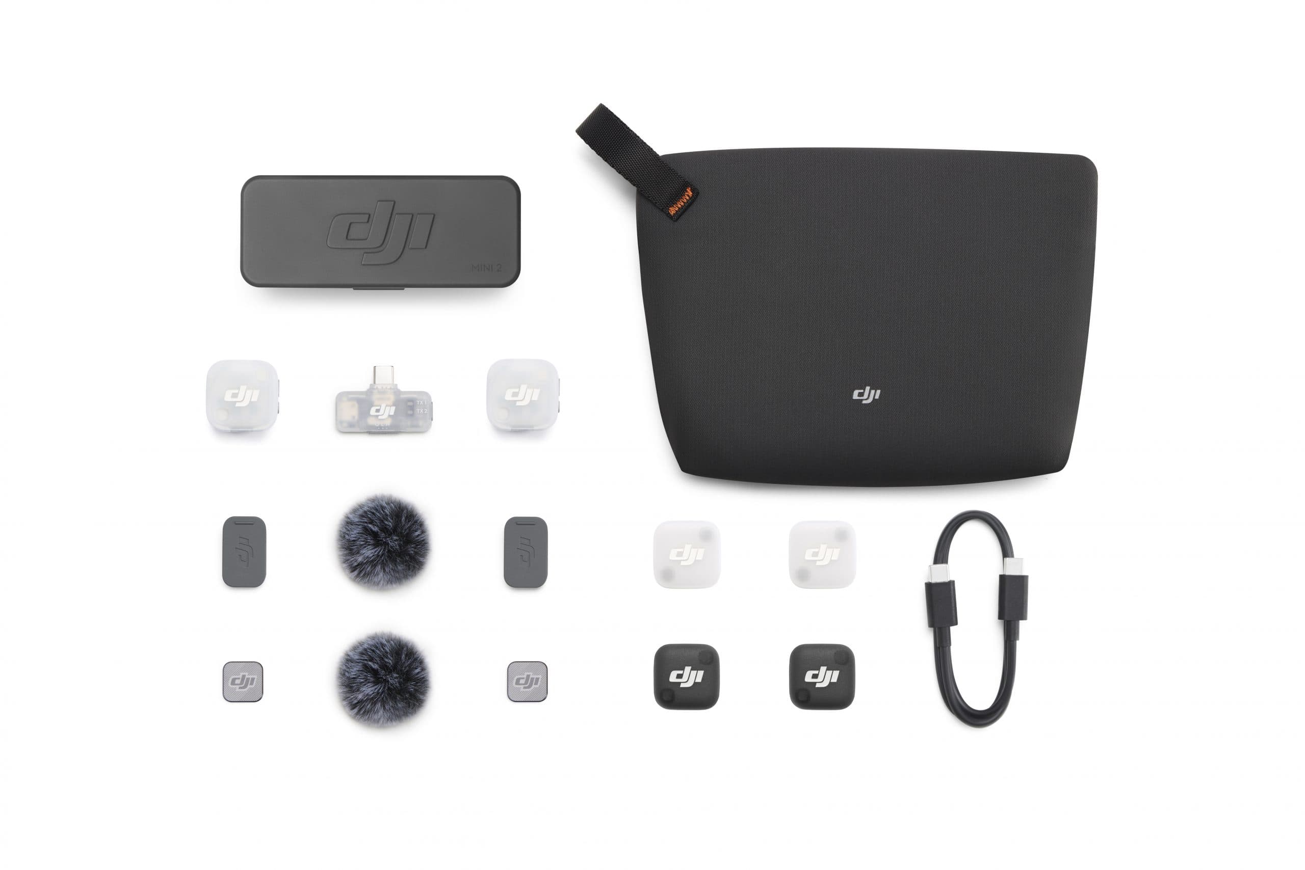 DJI Mic Mini 2(2 TX + 1 モバイル RX + 充電ケース)